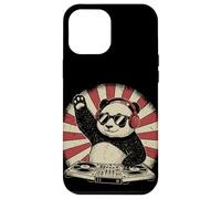 Panda DJ Tourne-Disque Musique Rétro Fête Animal Coque pour iPhone 12 Pro Max