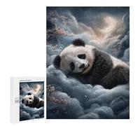 Panda Dreams in Clouds Puzzle 1000 Pièces Educa Jouet en Bois Cadeau Unique Décoration Intérieure Jeu Éducatif Challenge Toy Adultes Et Enfants À Partir De 14 Ans 500 PCS