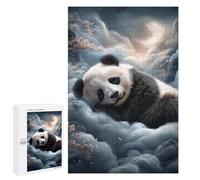 Panda Dreams in Clouds Puzzle 1000 Pièces Educa Jouet en Bois Cadeau Unique Décoration Intérieure Jeu Éducatif Challenge Toy Adultes Et Enfants À Partir De 14 Ans 1000 PCS