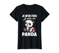 Panda Drole Motif Je M'en Fous Je suis Un Panda T-Shirt