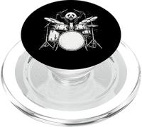 Panda Drummer Rock Wild Animal Jouant de la Batterie PopSockets PopGrip pour MagSafe