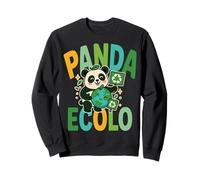 Panda écolo - Sauve la planète avec douceur tri des déchets Sweatshirt