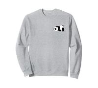 Panda endormi Minimaliste Sweatshirt
