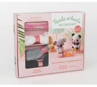 Panda et koala au crochet: Coffret - Tout le matériel inclus