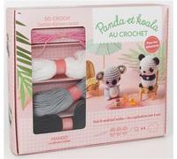 Panda et koala au crochet Coffret - Tout le matériel inclus - Marie Clesse - Mango - Coffret - Jeux livres objets