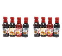 Panda Express Lot de 4 variétés de sauce, 531,6 g et 588,3 g (lot de 4) comprend 1 bouteille de sauce Chili, une sauce mandarine teriyaki, une sauce orange et une sauce Kung Pao