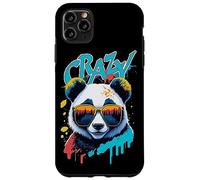 Panda fou avec lunettes de soleil Coque pour iPhone 11 Pro Max