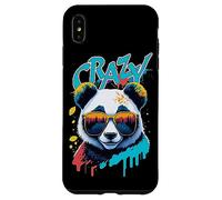 Panda fou avec lunettes de soleil Coque pour iPhone XS Max