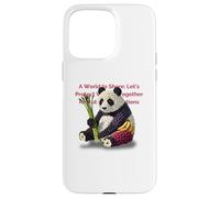 Panda fruité - Protégeons la nature pour demain ensemble Coque pour iPhone 15 Pro Max
