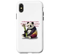 Panda fruité - Protégeons la nature pour demain ensemble Coque pour iPhone X/XS