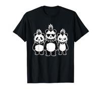 Panda Funny Youth Life Dad Mom Retro Punk Rock Joli graphisme T-Shirt