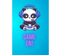 Panda Game On Journal: Notebook to record session goals, achievements, top wins of the day and more for gaming enthusiast!