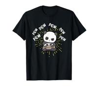 Panda Gamer Pew Pew Pew Boys Zocker Controller Ordinateur T-Shirt