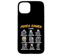 Panda Gamer Types Diverse Gamer Graphic pour garçons, Hommes, Enfants Coque pour iPhone 15 Plus