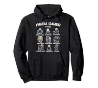 Panda Gamer Types Diverse Gamer Graphic pour garçons, Hommes, Enfants Sweat à Capuche