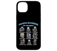 Panda Gamers of The World Diverse Gamer Panda Graphic Coque pour iPhone 14 Plus