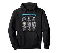 Panda Gamers of The World Diverse Gamer Panda Graphic Sweat à Capuche