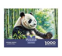 Panda géant 1000 Piece Jigsaw Puzzle for Adults Educhational Games Stress Relief Puzzle Exercise The Memory of The Brain for Family Decorations 70x50cm/1000pcs