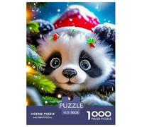 Panda géant 1000 Pièces Puzzle pour Adultes Jeux Éduchatifs Divertissement Apaisant Cultiver l'esprit D'équipe pour Adultes Et Enfants De 14 Ans Et Plus 38x26cm/1000pcs