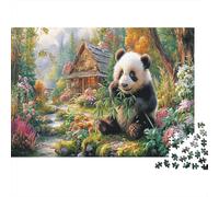 Panda géant (66)_2 Puzzles 1000 Pièces Pour Adultes Et Enfants Cute Panda géant Art Print De L'art De La Décoration Moderne Jeu Cadeau Unique Activité Relaxante Cadeau Pour Femme, Homme, Couple Et Ami