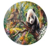 Panda géant Jigsaw Puzzle Jeu De Décompression 1000 Pièces Le trésor National de la Chine Puzzle Art Déco Idées Cadeaux pour Adultes Et Enfants À Partir De 12 Ans 1000pcs (67.5x67.5cm)