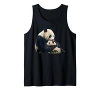 Panda géant mère et Petit Ours Mignon Motif Famille d'ours Débardeur