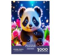 Panda géant Puzzle 1000 Pieces Cadeau Unique Jeu Éduchatif Challenge Toy À De Qualité Supérieure Peinture Art pour Adultes Et Enfants 70x50cm/1000pcs