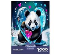 Panda géant Puzzle 1000 Pièces Educa Jouet en Bois Cadeau Unique Décoration Intérieure Jeu Éduchatif Challenge Toy Adultes & Enfants des 14 Ans 70x50cm/1000pcs