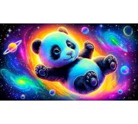 Panda géant Puzzle 1000 pièces pour Adultes - Papier recyclé Jeu éduchatiF & Détente Jeu Familial 38x52/1000pcs