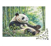 Panda géant Puzzle Adulte 1000 Pièces Jeu Éducatif Jouets Défi Artisanat Cadeau Famille Home Decor pour Adultes Et Enfants À Partir De 14 Ans 1000pcs (75x50cm)