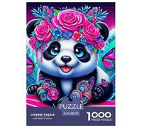 Panda géant, Puzzle De 1000 Pièces, Défi De Réflexion Captivant Offrant Plaisir Et Détente, Activité Agréable pour Moments Solitaires Ou Partagés, Adapté Aux 12 Ans Et Plus, 52x38cm/1000pcs