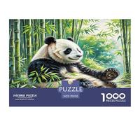 Panda géant Puzzles 1000 Pièces Cadeau Unique Jeu Éducatif Défi Jouet À De Qualité Supérieure Peinture Art pour Adultes Et Enfants À Partir De 12 Ans 70x50cm/1000pcs