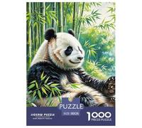 Panda géant Puzzles De 1000 Pièces pour Adultes Classiques Jeu D' Impossible, Idée Cadeau 38x26cm/1000pcs