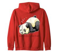 Panda Géant Qui Dort Citation Allemande Sweat à Capuche