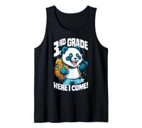 Panda « Here I Come Back to First Day of School » Débardeur