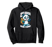 Panda « Here I Come Back to First Day of School » Sweat à Capuche