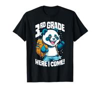 Panda « Here I Come Back to First Day of School » T-Shirt