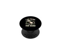 Panda I Am Trying Juste Pas Trop Fort Bambou PopSockets PopGrip Adhésif