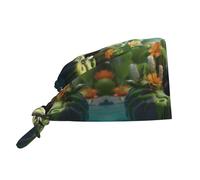 Panda in The Pool Prints Casquette de travail - Basculez facilement entre la cuisine, la salle de sport et la natation. Noir