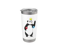 Panda Jongleur Jongler Gobelet isotherme en acier inoxydable double paroi