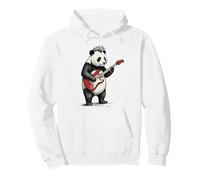 Panda Jouant de la Guitare Rock & Roll Pandas Rocker Music Sweat à Capuche