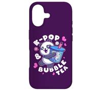 Panda, K-Pop & Bubble Tea, Musique coréenne, Mignon et Coque pour iPhone 17