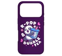 Panda, K-Pop & Bubble Tea, Musique coréenne, Mignon et Coque pour iPhone 17 Pro