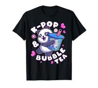 Panda, K-Pop & Bubble Tea, Musique coréenne, Mignon et T-Shirt