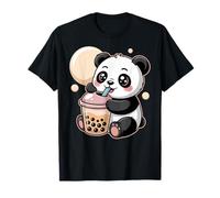 Panda Kawaii Trop Mignon avec Bubble Tea Style Boba T-Shirt