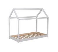 PANDA Lit Cabane 70x140cm, blanc