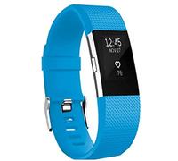 Panda Lot de 3 bracelets de rechange classiques compatibles avec Fitbit Charge 2, L, Silicone