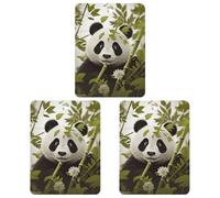 Panda Lot de 3 désodorisants carrés à suspendre pour voiture, maison, bureau, style gris