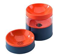 Panda Lot de bols surélevés avec distributeur d'eau automatique anti-déversement Vert/rouge/bleu Petit modèle