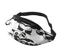 Panda ludique en Cours d'exécution Fanny Pack Ceinture Sac avec Sangle réglable pour Femmes Hommes Sport Fitness Mains Libres Portefeuille Taille Sac